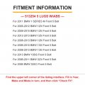 Ocpty New Wheel Hub Bearings Front 5 Lugs W Abs Replacement Fit For 2006-2009 Compatible With Oe 513254 Pack Of 1
