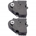 2pcs Air Door Actuator A C Havc Heater Blend Fit For 2003-2014 Cadillac Escalade Esv 2003-2006 Chevrolet Sonora 2000-2014 