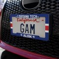 Louisiana Tech University Alumni License Plate Tag Frame