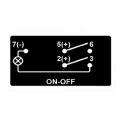 Bacautoparts 12v Green Work Lights Rocker Switch 5pins On-off With Wires For Car Boat Truck Tractor Trailer Camper Tuning