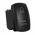 Bacautoparts 12v Green Work Lights Rocker Switch 5pins On-off With Wires For Car Boat Truck Tractor Trailer Camper Tuning