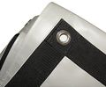 Tarp Heavy Duty Gray 4 X 6 Feet Waterproof 18 Oz Vinyl W Reinforced Edges 
