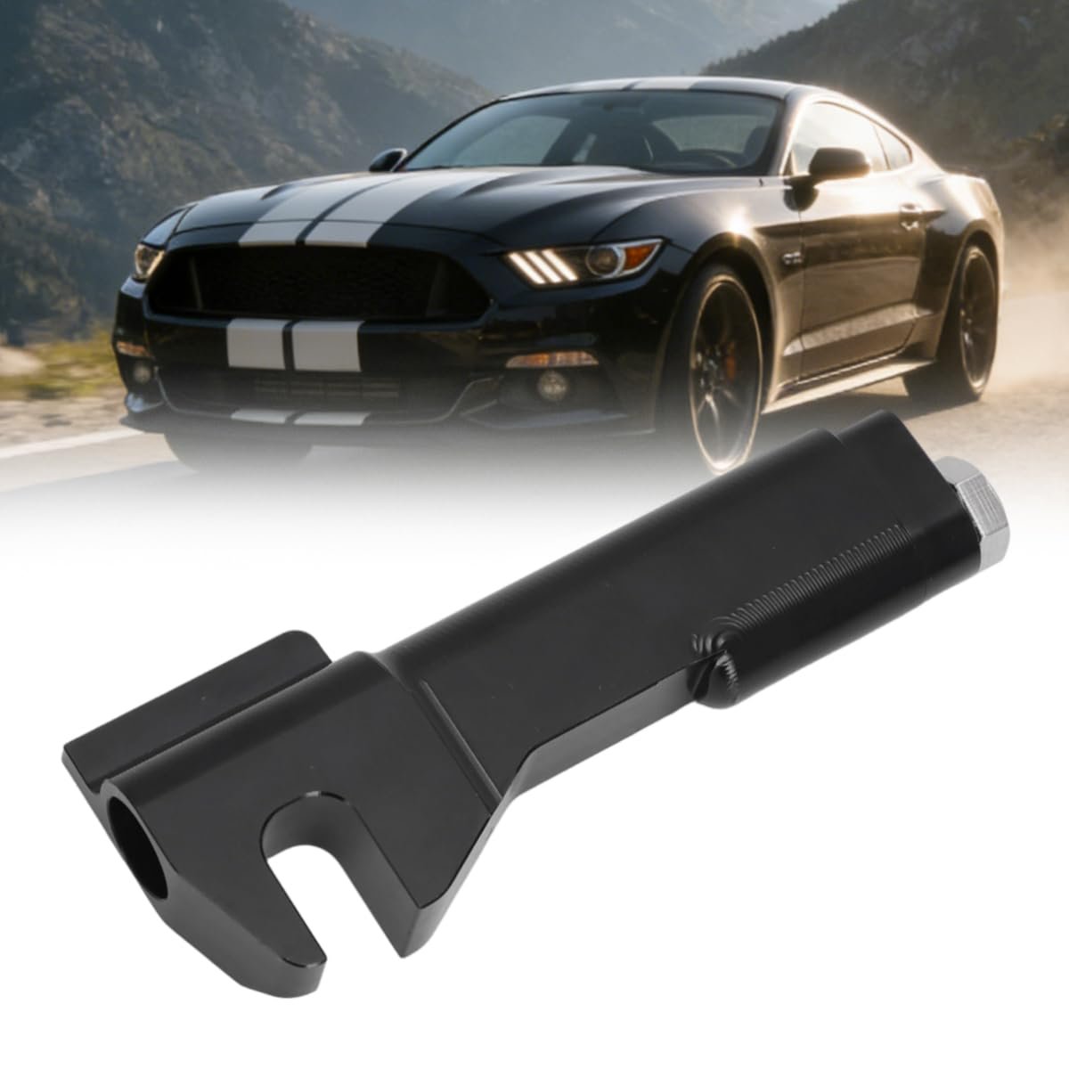 Ford Mustang Cobra Shift Cable Guide Bracket Fit Solid Aluminum Alloy Durable Easy Installation