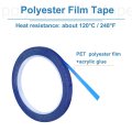 1 4 X 60 Yard Graphic Tape Whiteboard Grid Marking Pinstripe Chart Line Blue
