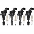 Aintier Ignition Coil Coils Iridium Spark Plugs Uf491 Chevy For Gmc Pontiac Saturn Malibu Hhr Cobalt Equinox Terrain G6 2 4ll 2
