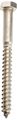 3 8 X 4 In Stainless Steel Hex Lag Screws 25 Pack Model 832074 External Head Partially Threaded Fasteners For Wood And Masonry