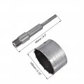 Uxcell Wall Hole Drill Bit 105mm Concrete Cement Stone Saw Cutter 150mming Depth Round Shank With Connecting Rod For Sds X4