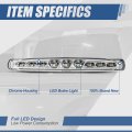 Auto Dynasty Rear Centre High Mount Chrome Housing Led 3rd Tail Brake Light Compatible With Chevy Corvette C5 97-04