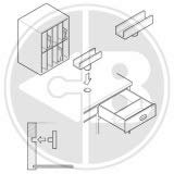 4205 Divider Clip White A 8 Pro Pack