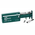 79247 Bit Selector With Security Torx Bits 10 Piece Set T7s To T40s Brushed Finish Multi Color 