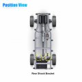 X Autohaux 2 Pcs Rear Upper Shock Absorber Bracket Mount Repair Kit For Gmc Sierra 1500 2500 Chevrolet Silverado 1999-2006