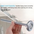 Uxcell 12pcs 1 8 Steel Garage Door Rollers For 2 Track 7 Long Stem Roller Wheels Precision Bearing 10 Balls Silver Tone