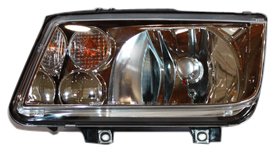 Volkswagen Jetta Driver Side Headlight Assembly 20-5654-00 Halogen Amber Lens Waterproof Front Lamp For 1999 Model