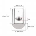 Uxcell M4 T Slot Nuts Roll In Spring T-nut With Ball Carbon Steel For 3030 Series Aluminum Extrusion Profile Rail 8mm 15pcs