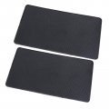 2x Anti Slide Car Dashboard Mat Silica Gel Antiskid Pad 27x15x0 2cm For Automobile Office Supplies Black Washable 