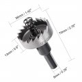 Uxcell 36mm High Speed Steel Hss Drill Bit Hole Saw Cutter For Metal Alloy Wood