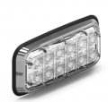 Reverse Lux 7x3 Led Light Assembly R-3700 180 Degrees Wide Visibility Universal Fit For Ambulance Fire Truck And Semi Clear 