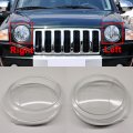 Hztwfc 2 Pieces Auto Light Caps Bright Head Lamp Shade Shell Car Front Headlight Cover Headlamp Lampshade For Jeep Compass 2007