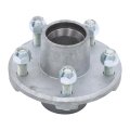 5 On 4 Inch Trailer Hub Galvanized Suitable For 2000lbs And 1 Spindle 