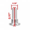 Caltric Rear Disc Stud Bolt Compatible With Honda Crf250f 2019 2020 2021 Crf300l 90105-mk5-010