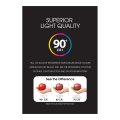 Feit Electric 40-watt Equivalent B10 Led Light Bulb Dimmable Enhance Glass Candelabra Filament 300 Lumens 13 Yrs Lifetime 2700k