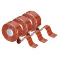 3 Pcs Self Fusing Silicone Tape 1 X 10ft Waterproof Water Leak Sealing For Plumbing Pipe Hose Repair Handles Red 0 5mm Thick 