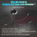 Uxcell Front Right Side Door Latch Lock Actuator Motor With Cable For Nissan Sentra 2007-2012 No 80500et200