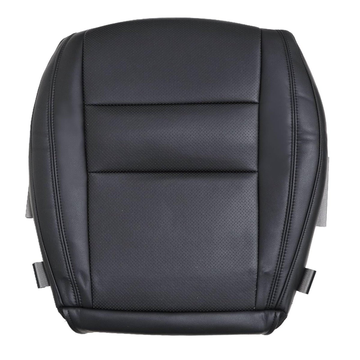 Front Driver Side Bottom Perforated Leather Replacement Seat Cover Black For Jeep Grand Cherokee 2011 2016 And Dodge Durango