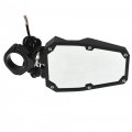 Gxywady Rear Side View Mirrors With Lights Replacement For Polaris Rzr Utv 1 75-2 Roll Cage