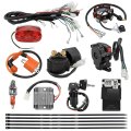 Pro Bat 200cc 4 Wheelers Full Electrical Wiring Harness Kit