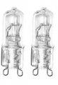 Anyray A1714y 2 -pack G9 25 Watt 25w Halogen Bulb 25watt 120v T4 Shape Base 130v 