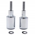 Httmt- Chrome Aluminum Frame Sliders Crash Protector Compatible With 2003-2006 Hond Cbr 600rr P N Mt219-019a-cd