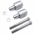 Httmt- Chrome Aluminum Frame Sliders Crash Protector Compatible With 2003-2006 Hond Cbr 600rr P N Mt219-019a-cd