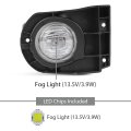 G-plis Front Bumper Fog Light With Bracket Left And Right Side Pair Compatible Toyota Corolla Cross Xle Hybrid 2022-2024 81210