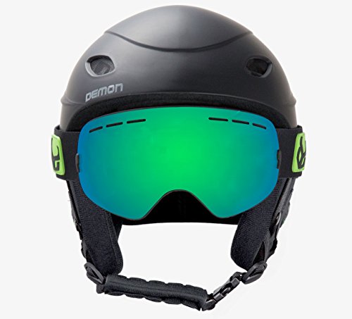 Phantom Helmet With Audio And Snow Supra Goggle Black Medium