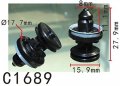 Autobahn88 Door Trim Panel Push-type Clip With Sealer Compatible Ford Focus C-max 2010-1998 Oem W709004s300 Pack Of 20