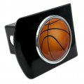 Elektroplate Basketball All Metal Black Hitch Cover For Trucks And Suvs Fits Standard 2 Trailer Receivers Premium Weatherproof
