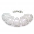 Hongk- 5 Pcs Clear Roof Running Light Cab Marker Cover And White Led Bulb Compatible With 1999-2014 F-250 F-350 F-450 F-550