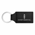 Ipick Image Compatible With Lincoln Continental Rectangular Black Leatherette Key Chain