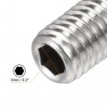 Uxcell Ball Point Set Screws M10 X 16mm 304 Stainless Steel Metric Spring Hex Socket Screw 6pcs