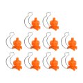 10pcs 65 Degree Spray Nozzle With Clip Adjustable Sprinkler Irrigation Flat Cone Clamp Fit 63mm 2 5 Hose For Car Washing 