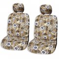 Winnie Fashion Made In Hawaii Turtle Beige Slate Hawaiian Separate Headrest Car Seat Cover Set Of 2 