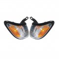 Park Signal Corner Marker Lights With Black Trim Replacement For 2001-2004 Tacoma Pickup Truck 8161004090c0 8162004090c0 