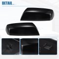 Uxcell 1 Pair Car Exterior Side Mirror Cover Trim Rear View Housing Door Wing Covering Cap For Silverado 1500 2014-2019 Left