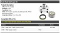 Front Wheel Hub Repair Kit Compatible With 1988-1999 2001-2002 Toyota Corolla