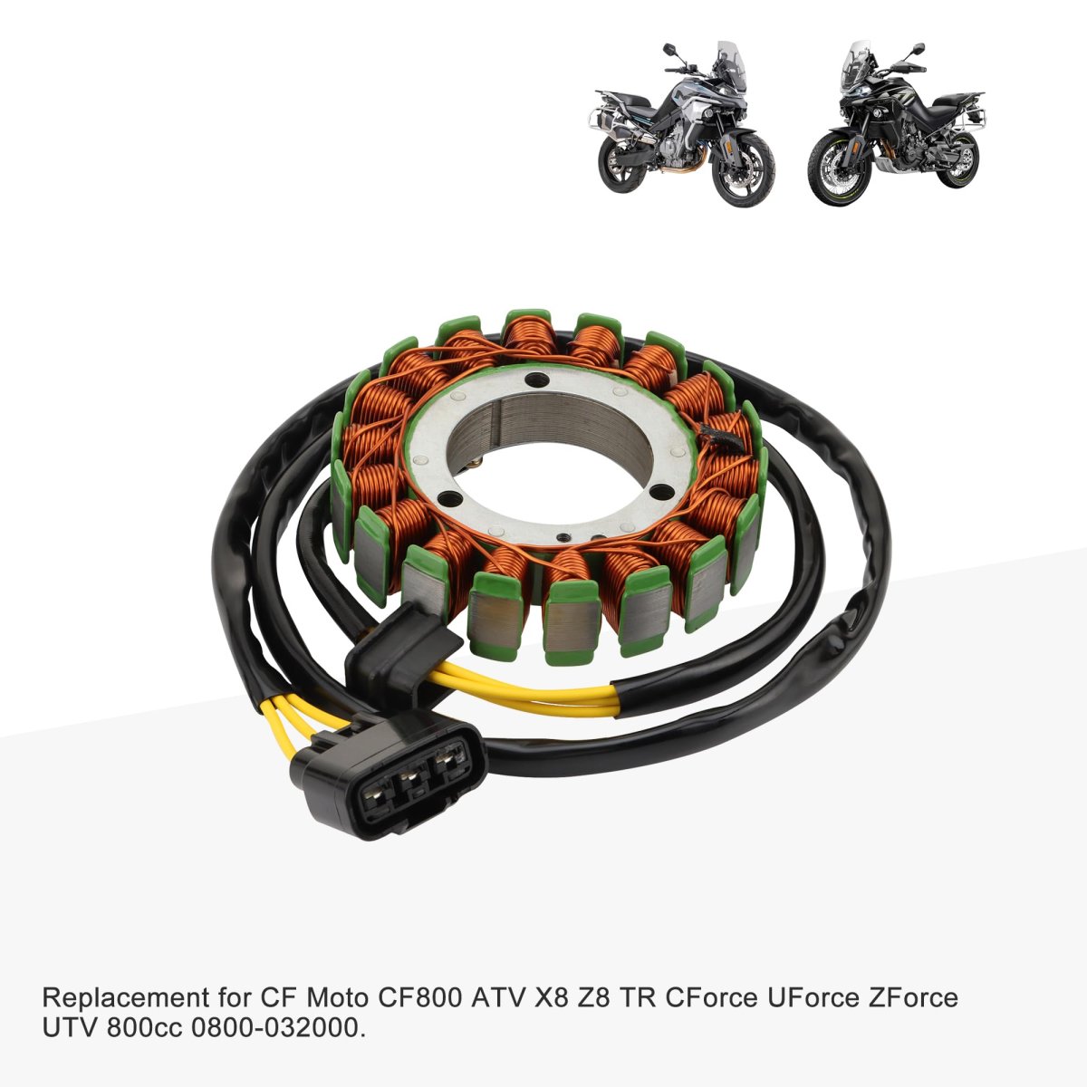 Stator Coil Magneto Generator Replacement For Cf Moto Cf800 Atv X8 Z8 Tr Cforce Uforce Zforce Utv 800cc 0800-032000 Part Number