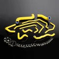 Silicone Radiator Hose Kit For 2002-2007 Impreza Wrx Gda Gga Sti Gdb Ggb Ej20 Yellow With Clamps 