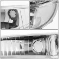 4pcs Chrome Housing Clear Corner Headlights Bumper Lights Compatible With Ford Explorer 95-01 Mercury Mountaineer 97