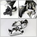 4pcs Chrome Housing Clear Corner Headlights Bumper Lights Compatible With Ford Explorer 95-01 Mercury Mountaineer 97