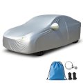 Car Cover Waterproof All Weather For Universal Suv Full Exterior With Door Zipper And Cotton Lining Outdoor Rain Sun Snow Uv 